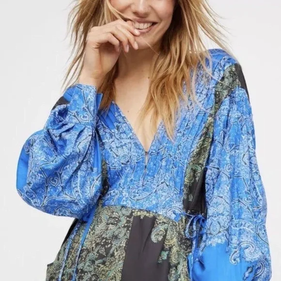 FREE PEOPLE JUMPSUIT BLOOMING FIELDS - Picture 3 of 3